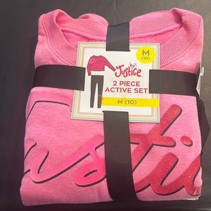 Girls Justice 2 piece active set